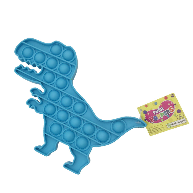 Juguete Antiestrés Push Pop Dino-Azul