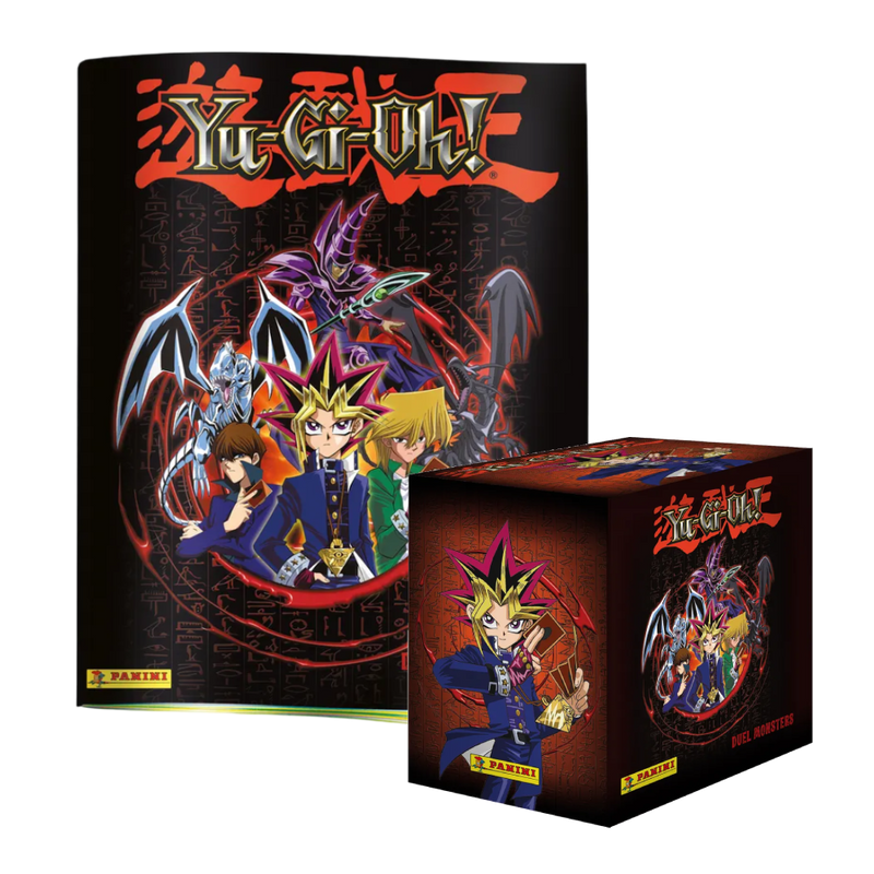 Álbum + Cajita X 50 Sobres de Stickers Yu-Gi-Oh