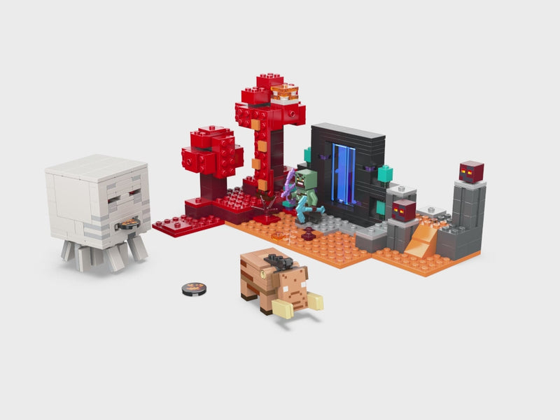 LEGO® Minecraft: La Emboscada En El Portal Del Nether