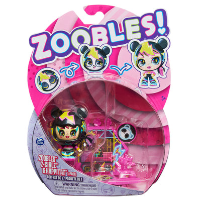 Zoobles Z-Girlz + Habitat - Panda_001