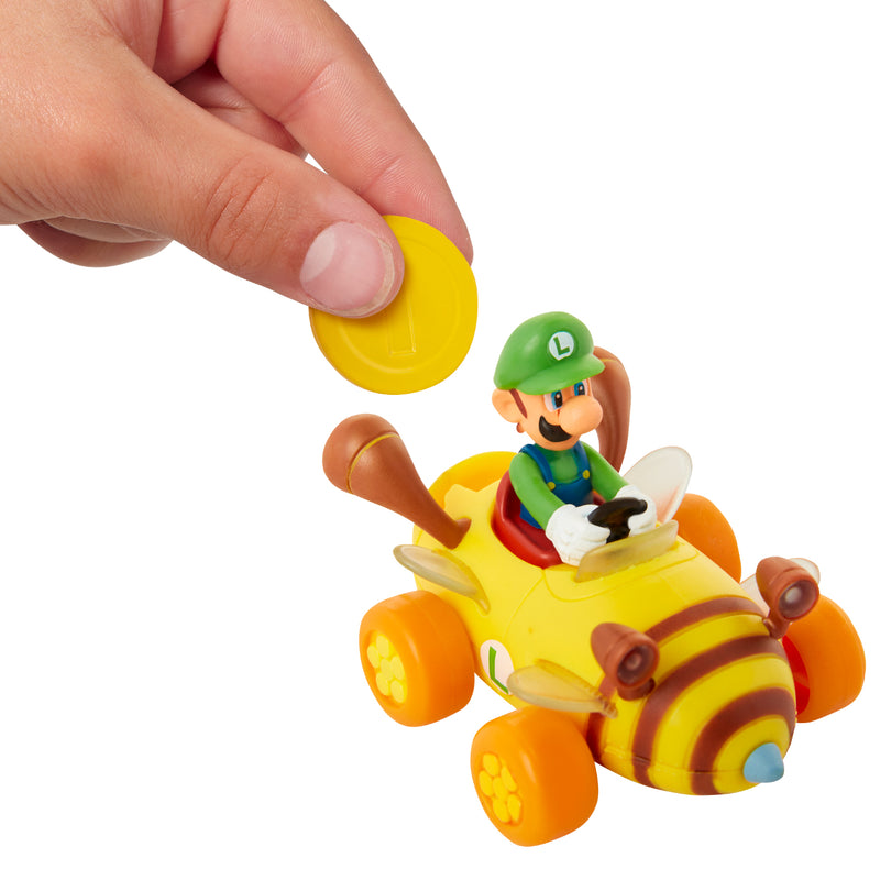 Nintendo Mario Coche Con Moneda-Luigi_007