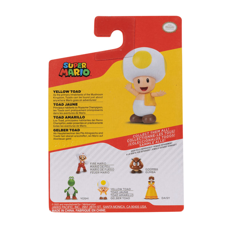 Super Mario Figura -Toad Amarillo_002