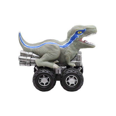 Jurassic Zoom Riders Dino Vehículo. X3 - Blue/Mosasaurus/Carnotaurus_004