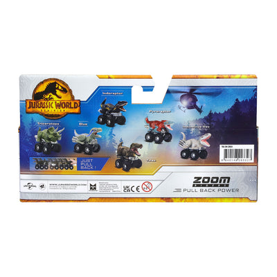 Jurassic Zoom Riders Dominion Dino Vehículo X3 Unidades_002