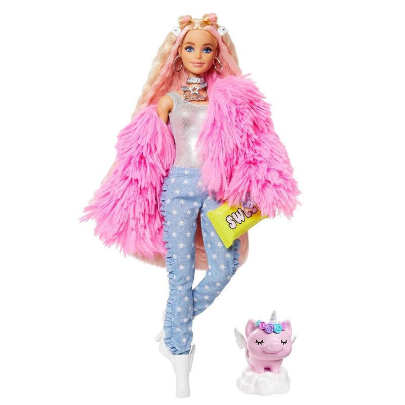 Barbie Muñeca Abrigo Rosa_002