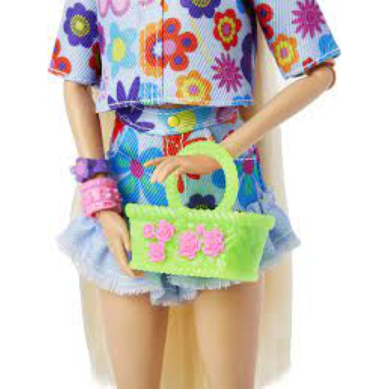 Barbie Muñeca Conjunto de Flores_003