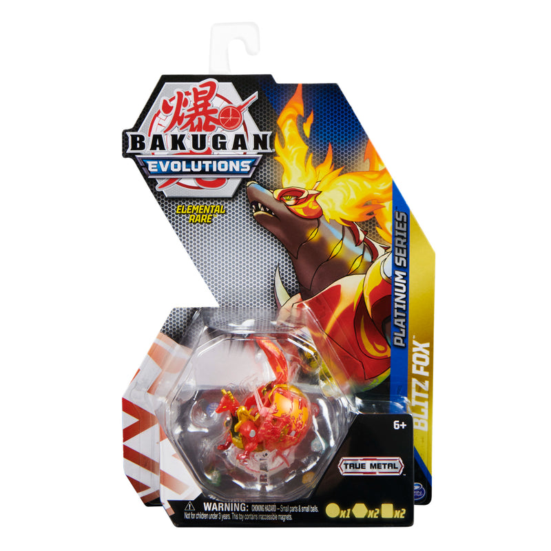 Bakugan Evolutions Diecast Platinum Series Blitz Fox Elemental Chaser_001