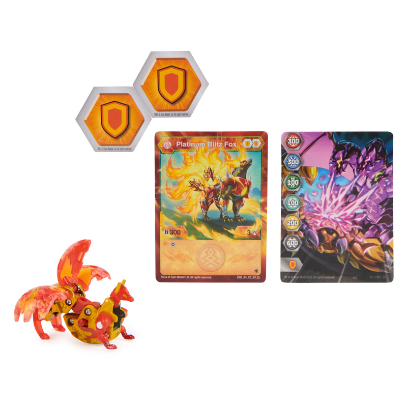 Bakugan Evolutions Diecast Platinum Series Blitz Fox Elemental Chaser_002
