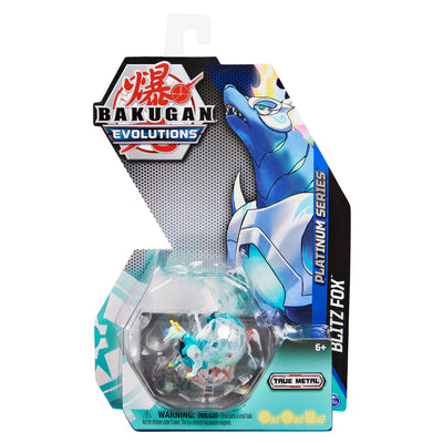 Bakugan Evolutions Diecast Platinum Series Blitz Fox White_001