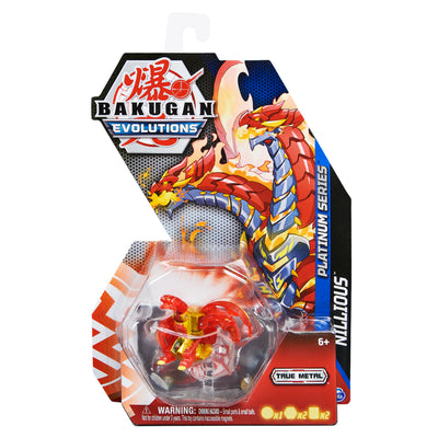 Bakugan Evolutions Diecast Platinum Series Nillious Red_001