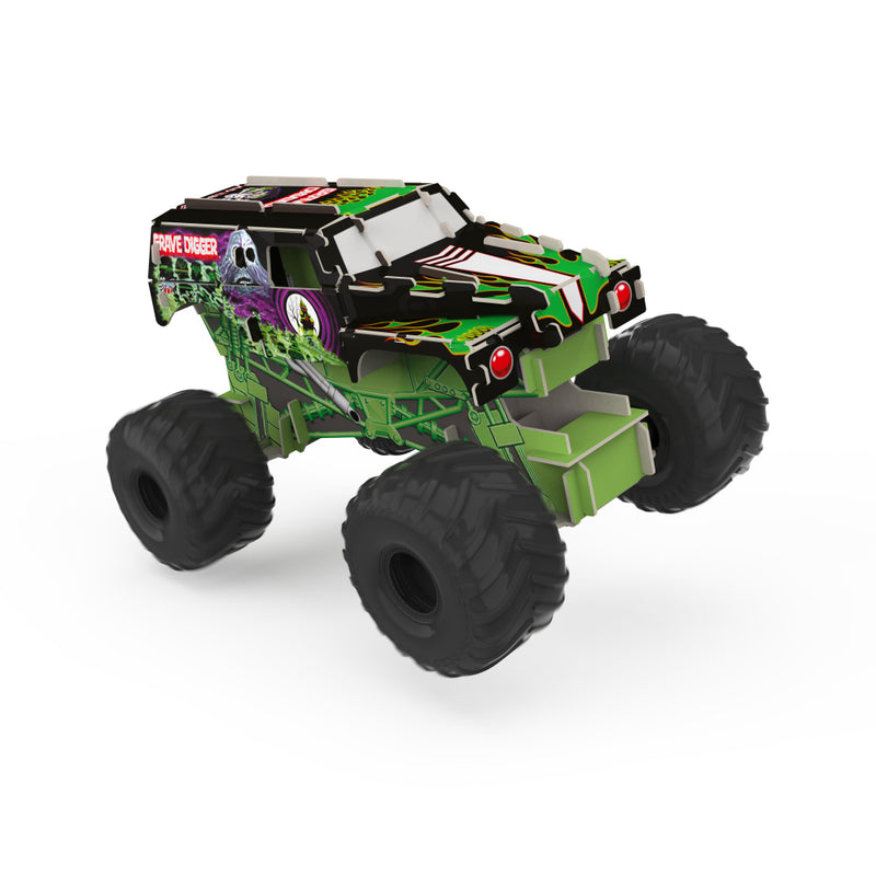 Monster Jam Rompecabezas 3D Camion 17 Pzs Grave Digger_001