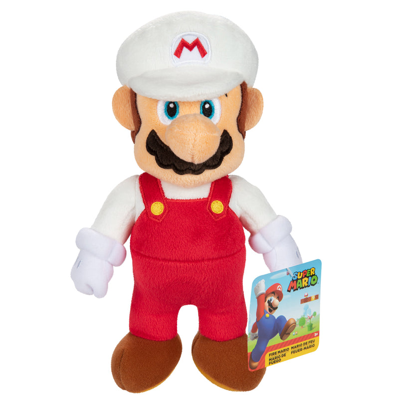 Peluche 9" Mario De Fuego Nintendo Super Mario_001