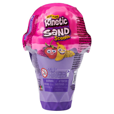 Kinetic Sand Contenedor de Cono de Helado Rosado - Fresa Y Banana_001
