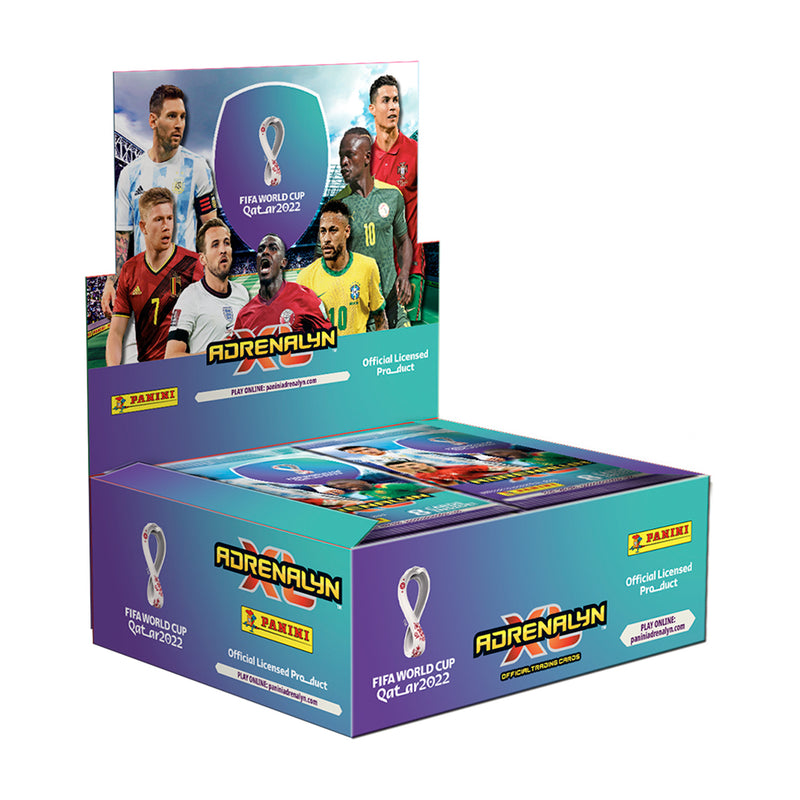 Caja x36 Sobres Adrenalyn XL Cartas Coleccionables FIFA Mundial Qatar 2022