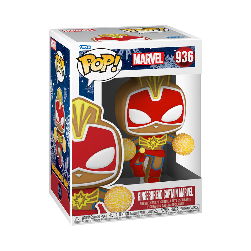 Funko Pop Marvel: Holiday- Captain Marvel_002