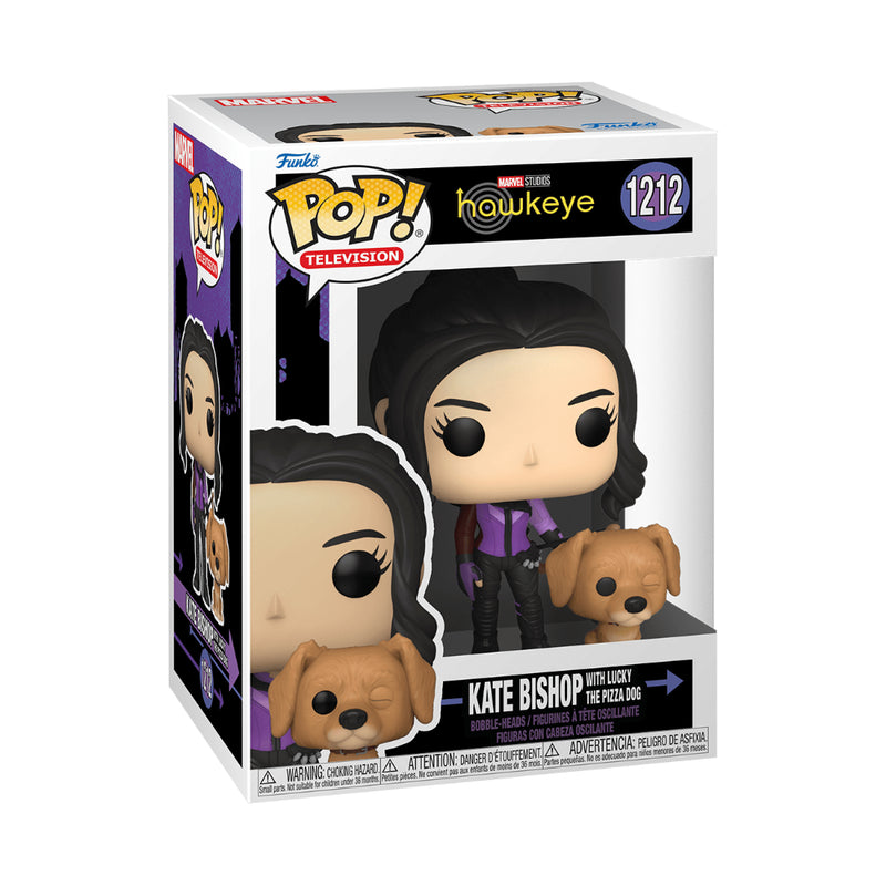 Funko Pop Kate Bishop Con Lucky The Pizza Dog Hawkeye _002