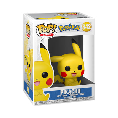 Funko Pop! Games: Pikachu Sentado S7 Pokémon_002