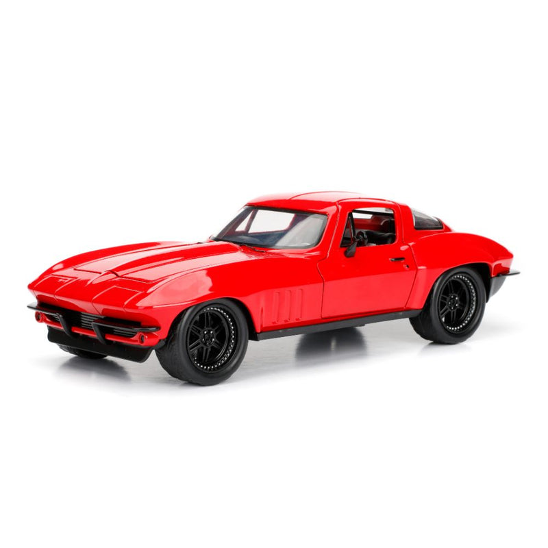 Jada Vehículo Die Cast Esc 1:24 Ff Ff8 Chevy Corvette 1966_002