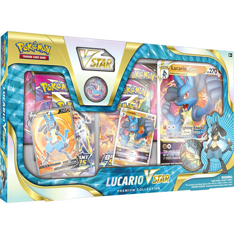 Pokemon Juego de Cartas Lucario Vstar Coleccionables Inglés _004