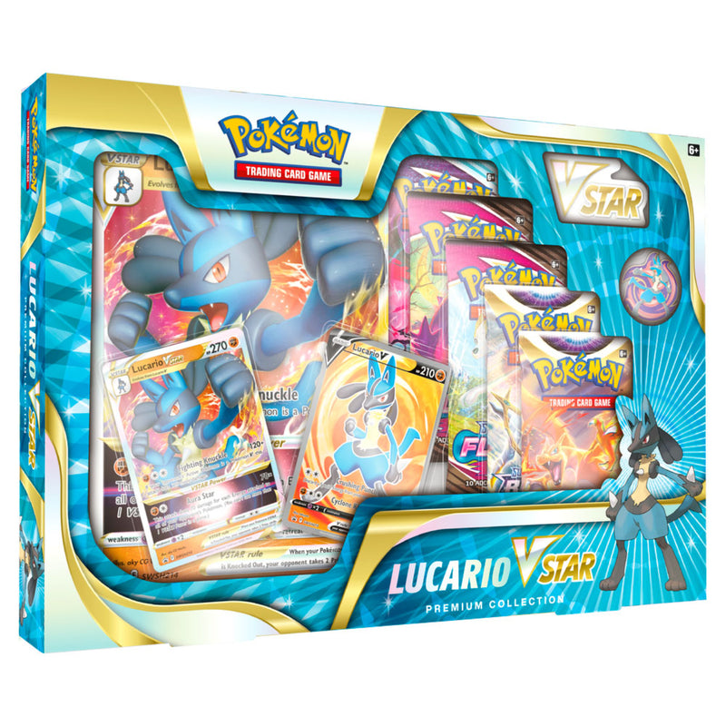 Pokemon Juego de Cartas Lucario Vstar Coleccionables Inglés _001