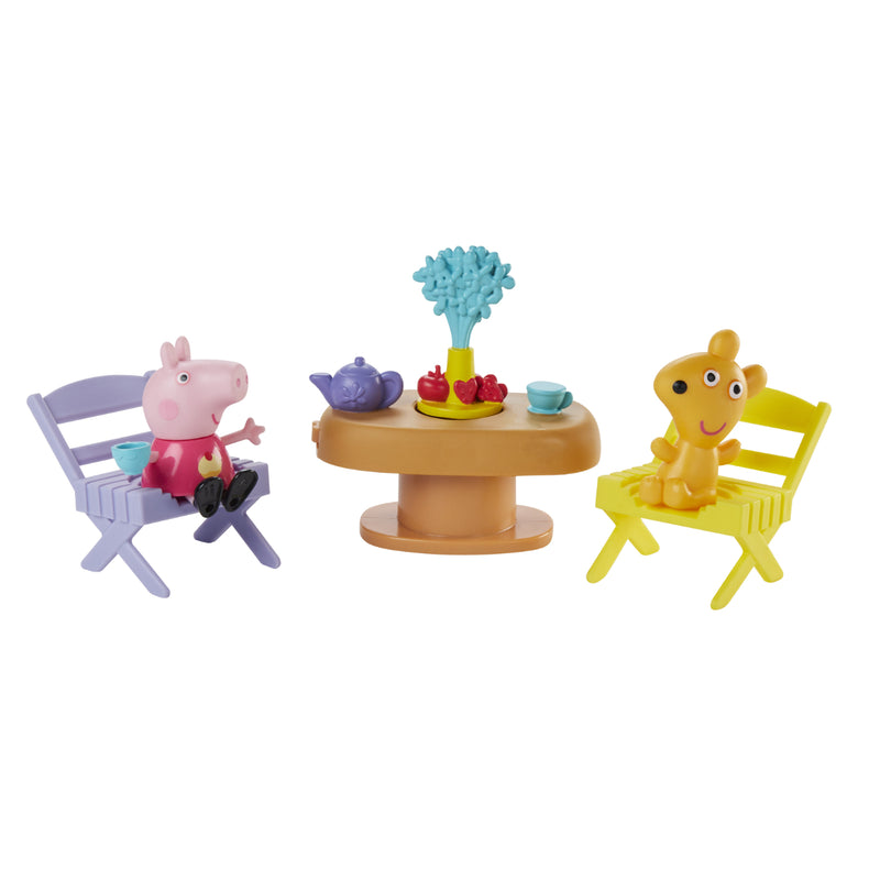 Peppa Pig Set Little Rooms Hora Del Té Con Peppa_001