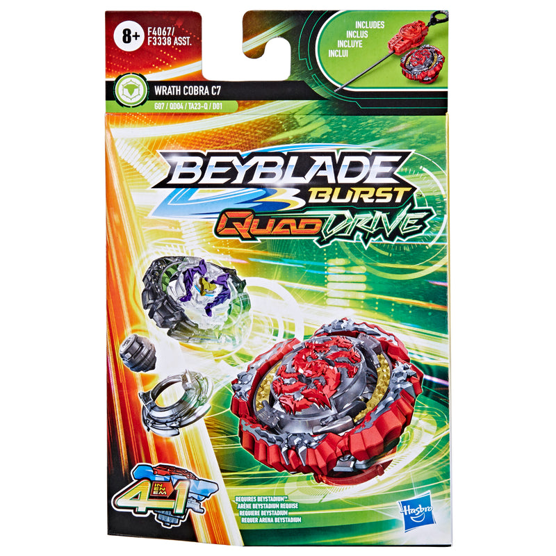Bey Blade Quaddrive Starter Pack Wrath Cobra C7_002