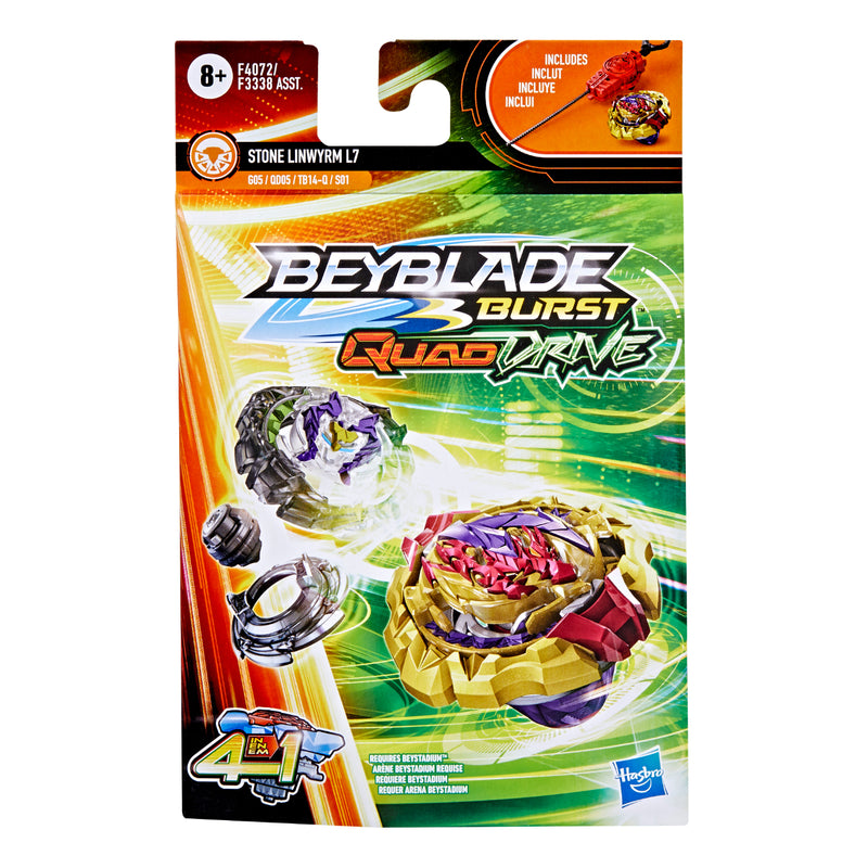 Bey Blade Quaddrive Starter Pack Stone Linwyrm L7_003