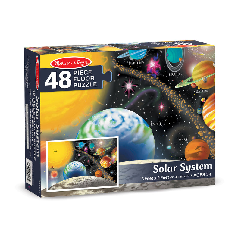 Melissa & Doug Rompecabezas Piso Sistema Solar 48 Pzs.