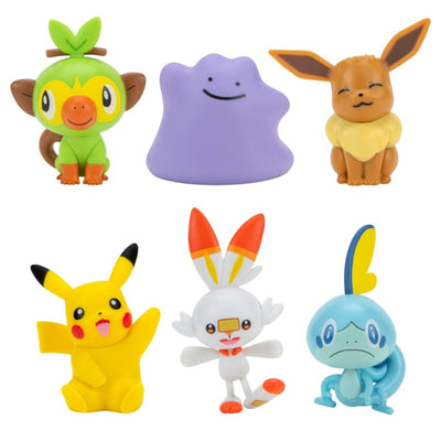 Pokemon Figura De Batalla Set X 6 Surtido