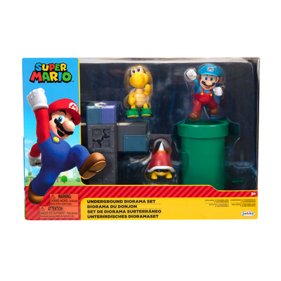 Nintendo Super Mario Set Diorama Bajo Tierra 2,5"_001