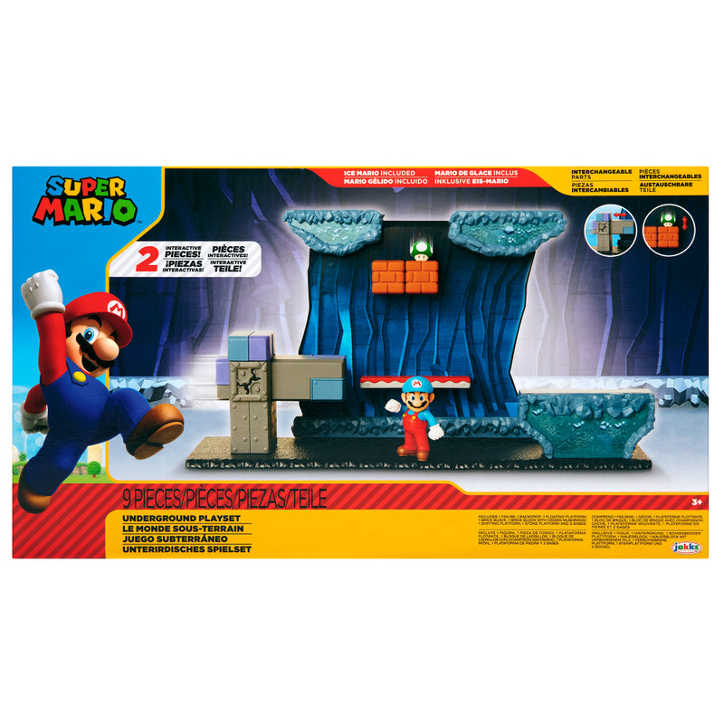 Nintendo Super Mario Set De Juego Bajo Tierra 2,5"_001