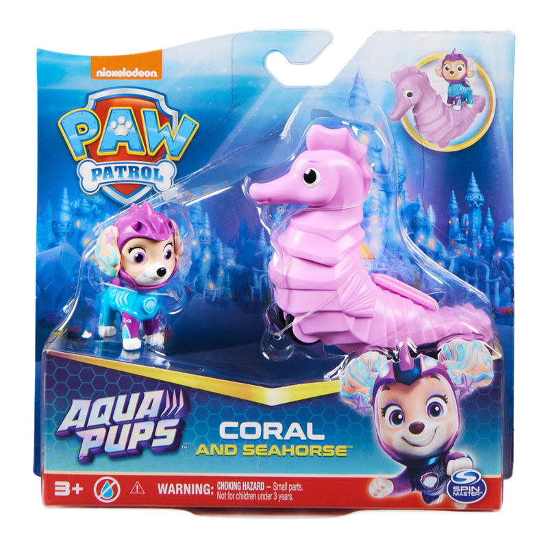 Paw Patrol Aqua Cachorro C/Mascota Coral