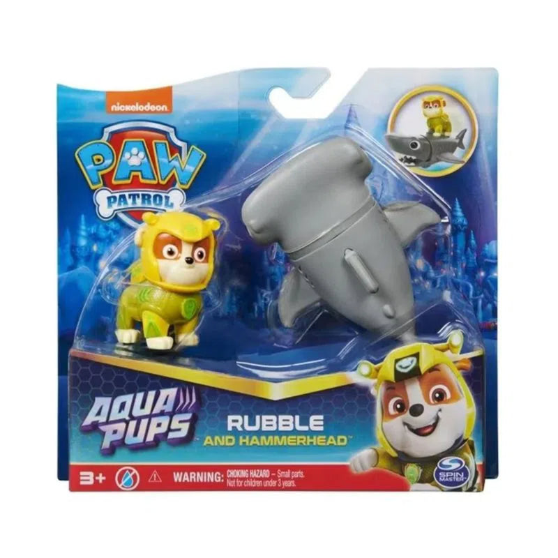 Paw Patrol Aqua Cachorro C/Mascota Rubble