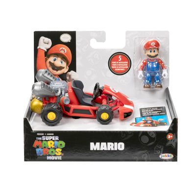 Nintendo Super Mario Pelicula Figura 2,5" C/Kart Mario_001