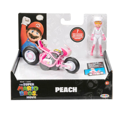 Nintendo Super Mario Pelicula Figura 2,5" C/Kart Peach_001