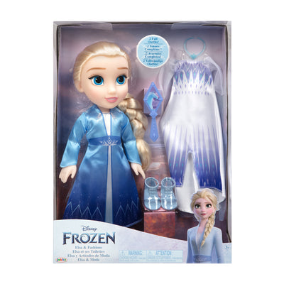 Disney Princesa + Frozen Muñeca Value C/ Vestido Y Acces.-Elsa Fashion_001