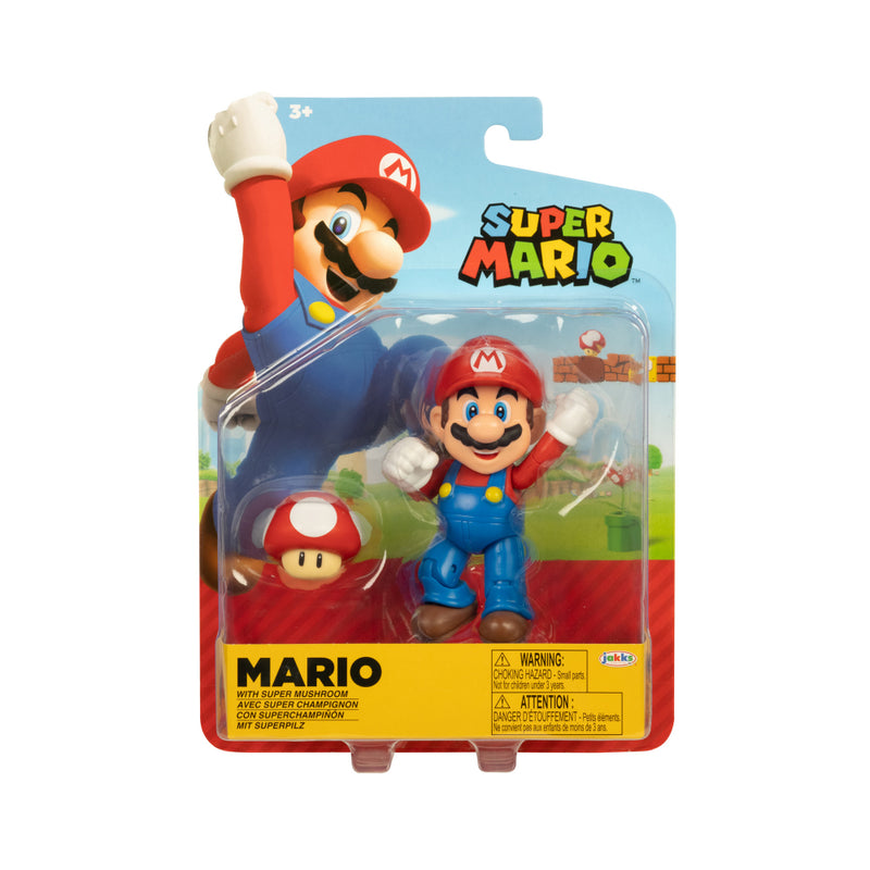 Nintendo Super Mario Figuras 4" W29 X 1 - Mario_001