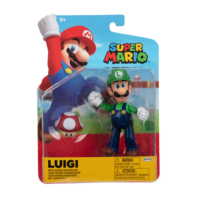 Nintendo Super Mario Figuras 4" W29 X 1 - Luigi_001