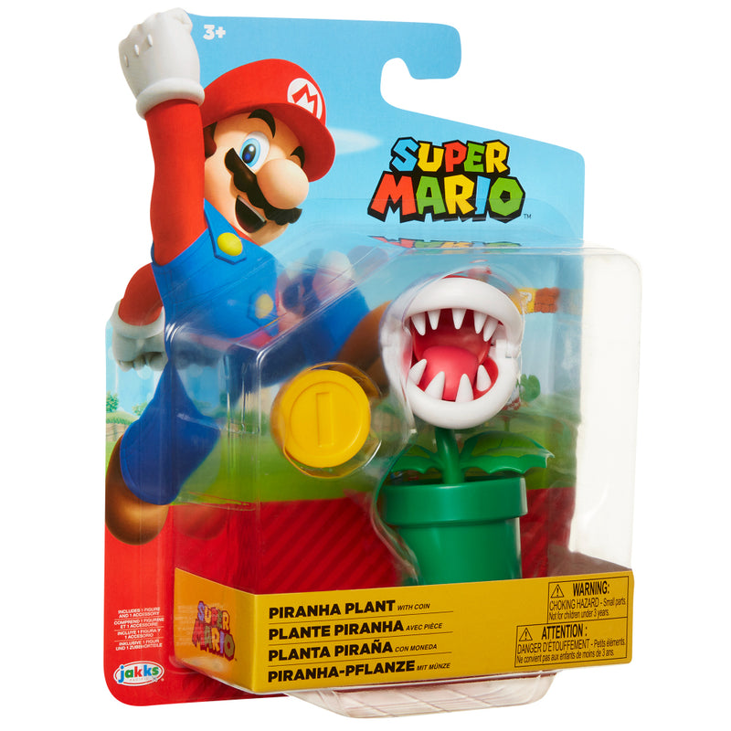 Nintendo Super Mario Figuras 4" W29 X 1 - Planta Piraña_001