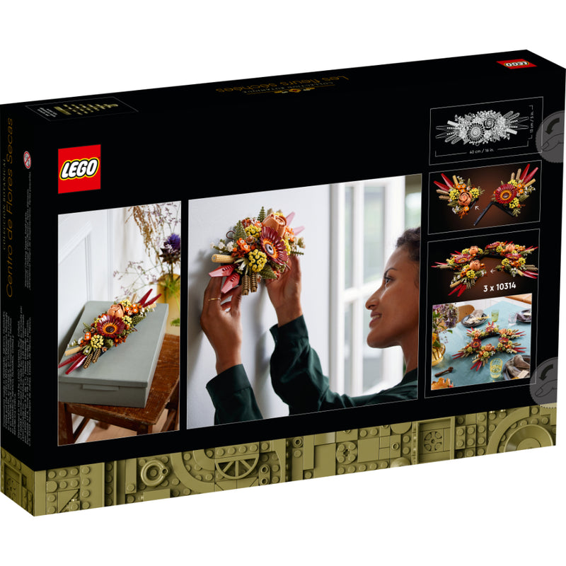 LEGO® Icons: Centro de Flores Secas