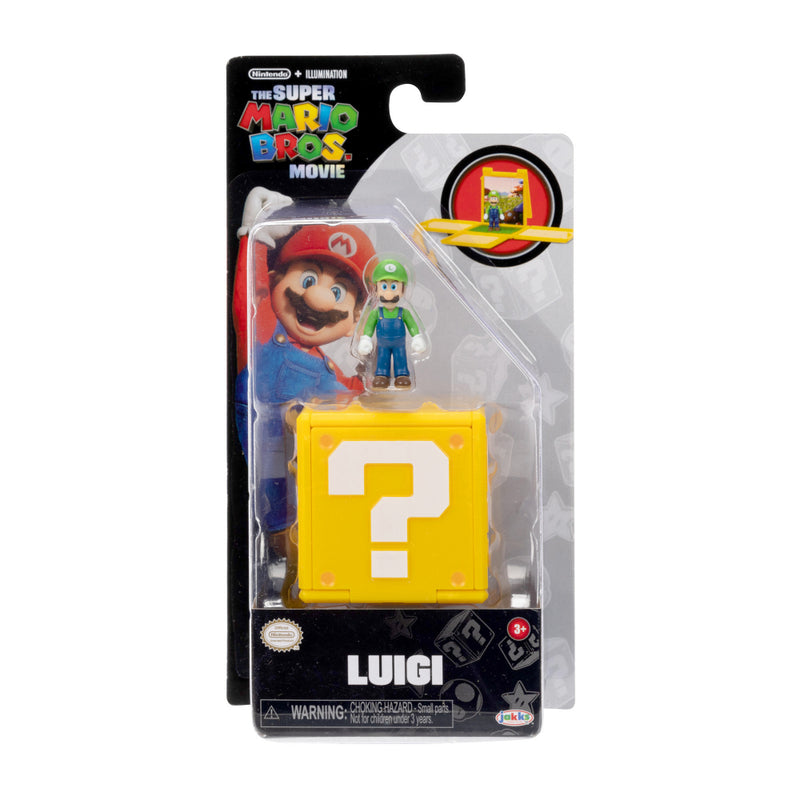 Nintendo Super Mario Pelicula Mini Figuras X 1 - Luigi_001