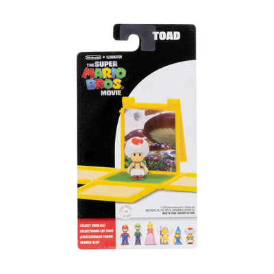 Nintendo Super Mario Pelicula Mini Figuras X 1 - Toad_003