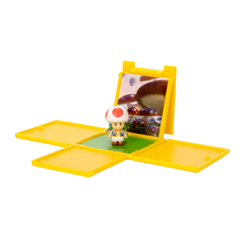 Nintendo Super Mario Pelicula Mini Figuras X 1 - Toad_004