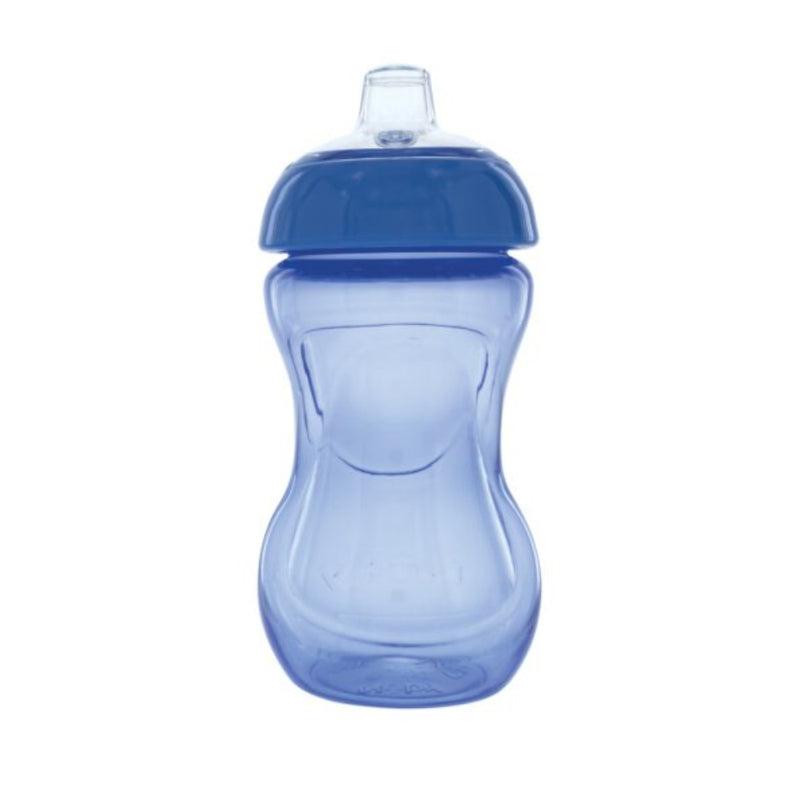 Nuby: Vaso De Iniciación Con Válvula De Silicona 6 Oz Azul_001