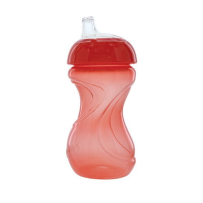 Nuby: Vaso De Iniciación Con Válvula De Silicona 6 Oz Rojo_002