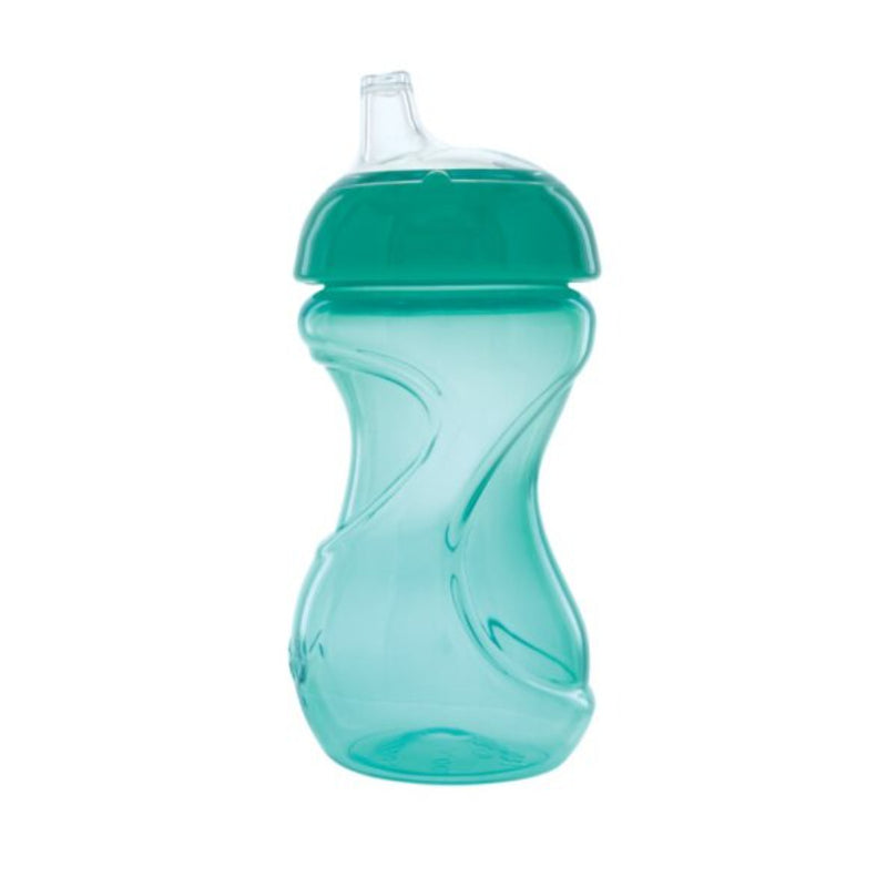 Nuby: Vaso De Iniciación Con Válvula De Silicona 6 Oz Verde Claro_002