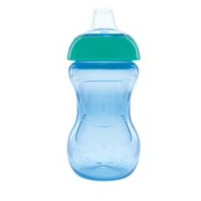 Nuby: Vaso Inicia. Válvula Silicona 6 Oz Azul-Verde_001