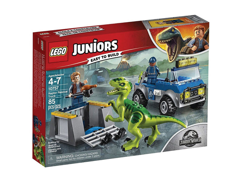 LEGO® Juniors Jurassic World Camión Rescate del Raptor (10757)