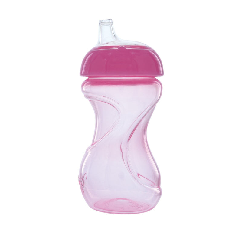 Nuby: Vaso De Iniciación Con Válvula De Silicona 6 Oz Rosa_002