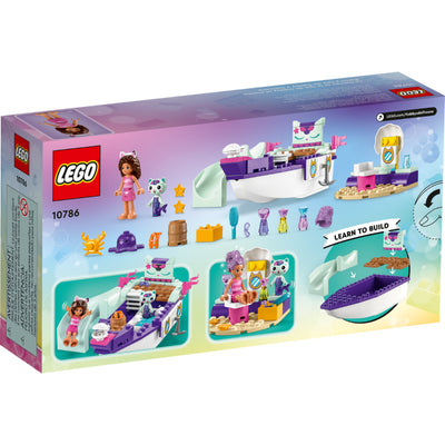 Lego® Gabby'S Dollhouse Barco Y Spa De Gabby Y Siregata